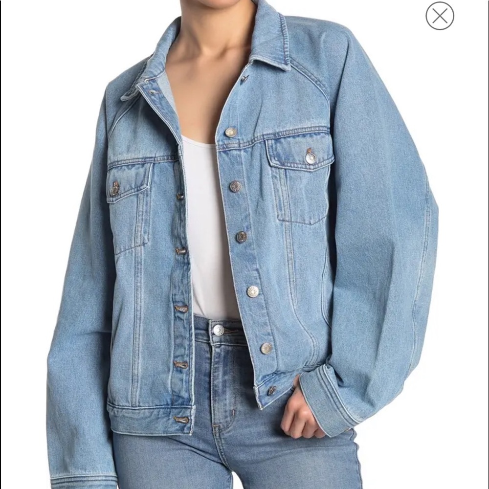Raglan Oversized Jean Jacket
